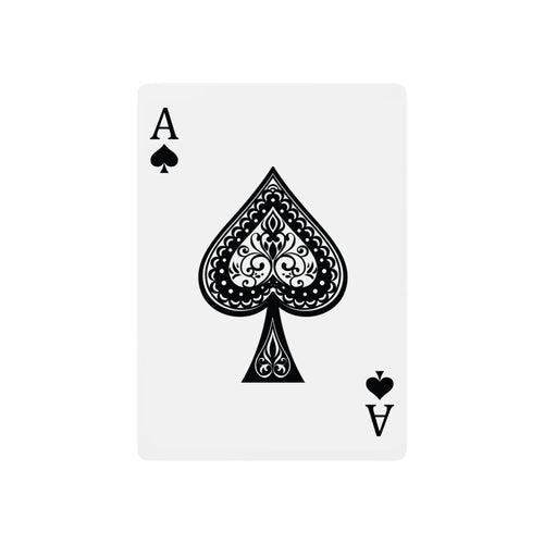 Poker Playing Cards — Classic Spade Deck with Sneaker Logo