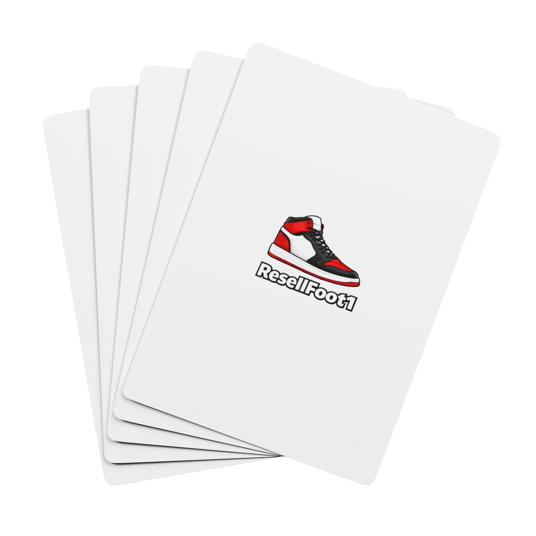 Poker Playing Cards — Classic Spade Deck with Sneaker Logo